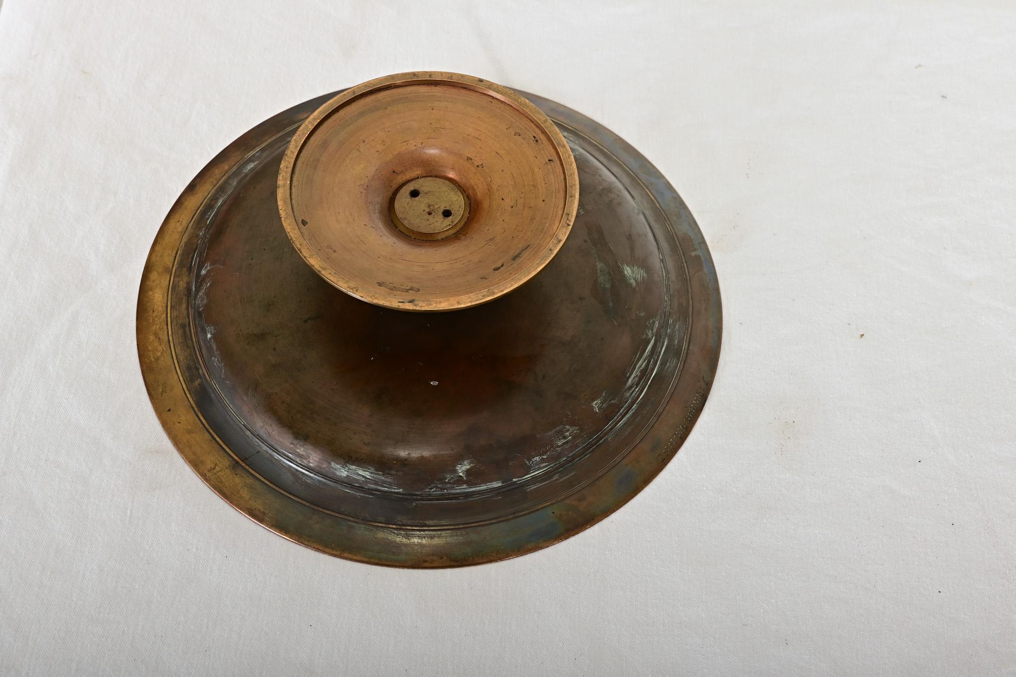 French Bronze Tazza Dish by F. Levillain for Barbedienne 3
