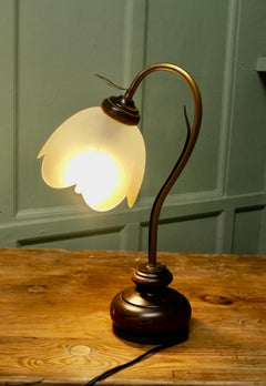 French Bronze Toleware Conservatory Table Lamp