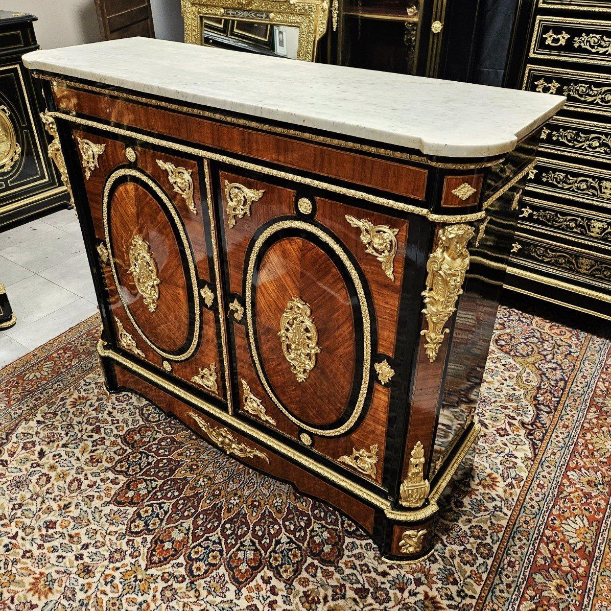French Brown and Gilt Bronze Cabinet by Diehl 4