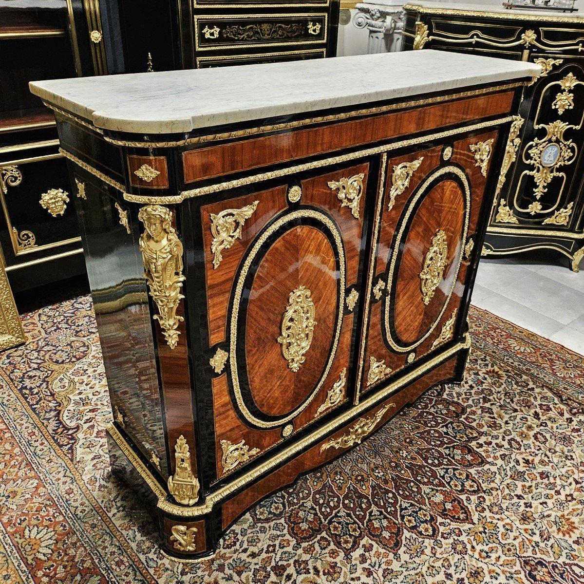 French Brown and Gilt Bronze Cabinet by Diehl 5