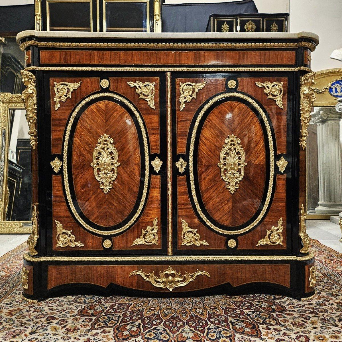 French Brown and Gilt Bronze Cabinet by Diehl 7