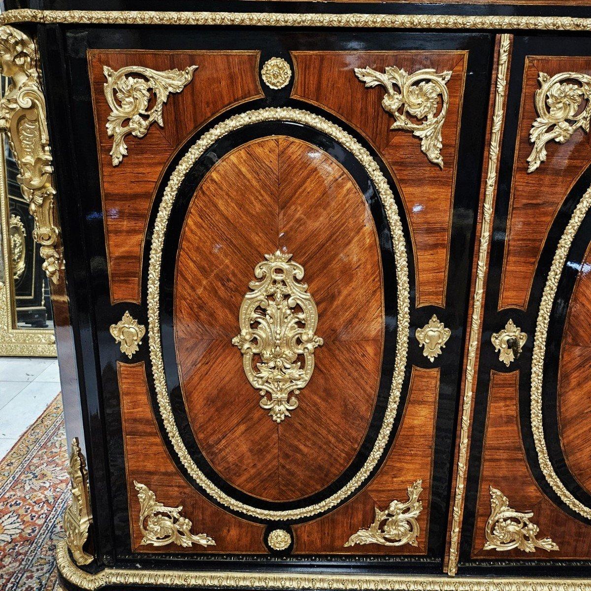 French Brown and Gilt Bronze Cabinet by Diehl In Good Condition In Paris, FR