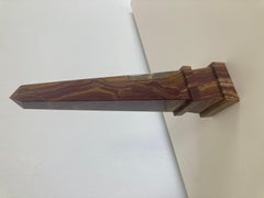 French Brown Marble Classic Obelisk