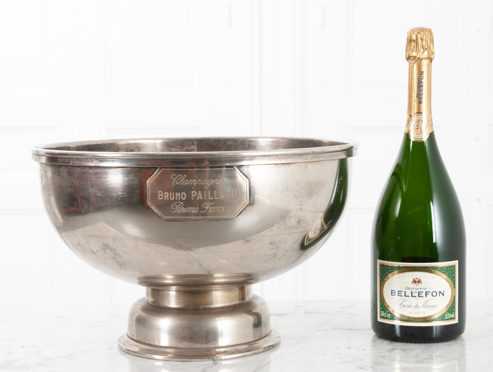 Silver Plate French Bruno Paillard Champagne Chiller