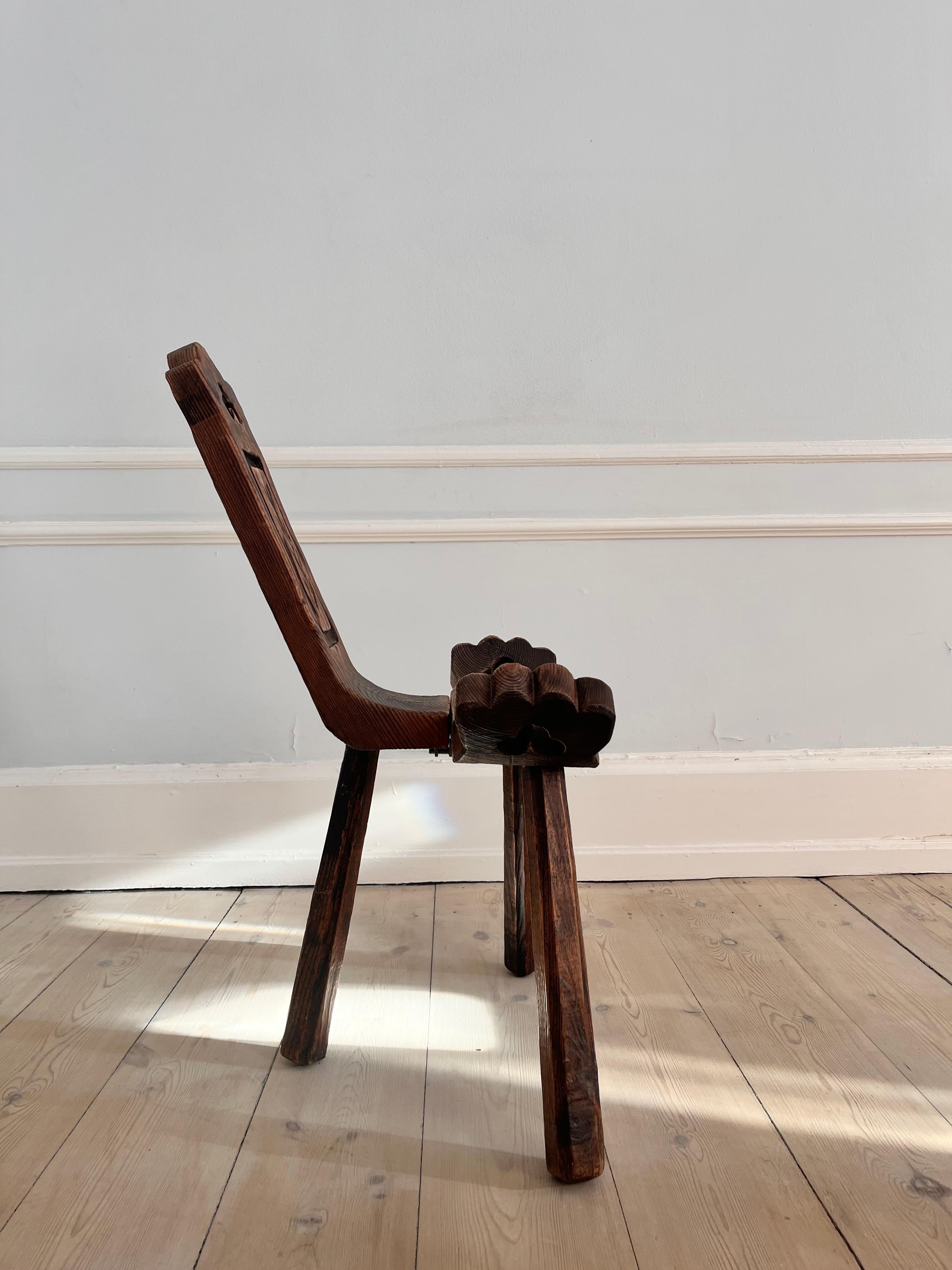 French brutalist birth chair For Sale 7