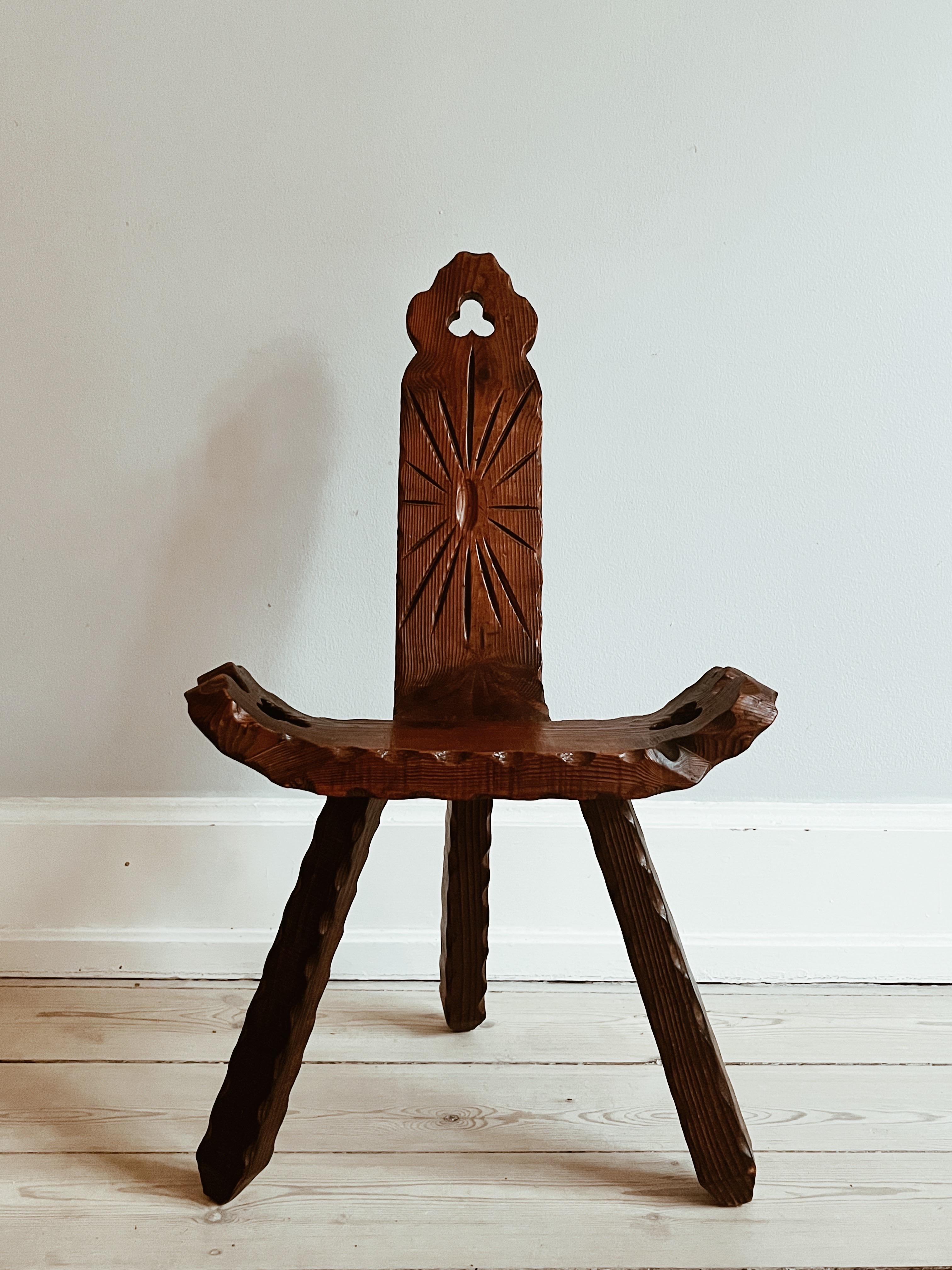 French brutalist birth chair For Sale 1