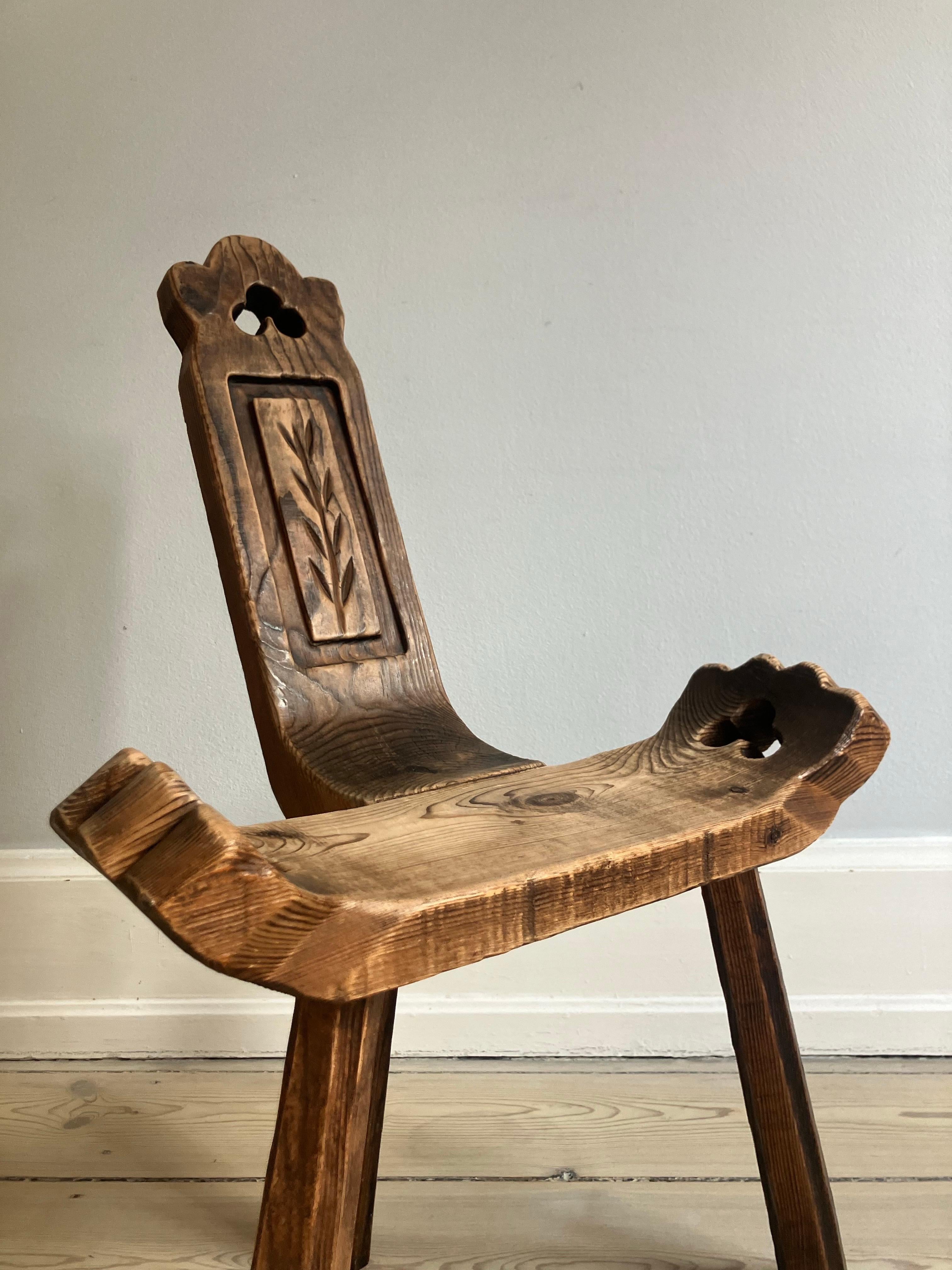French brutalist birth chair For Sale 2