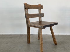 French Brutalist Dining Chairs, Set of 2