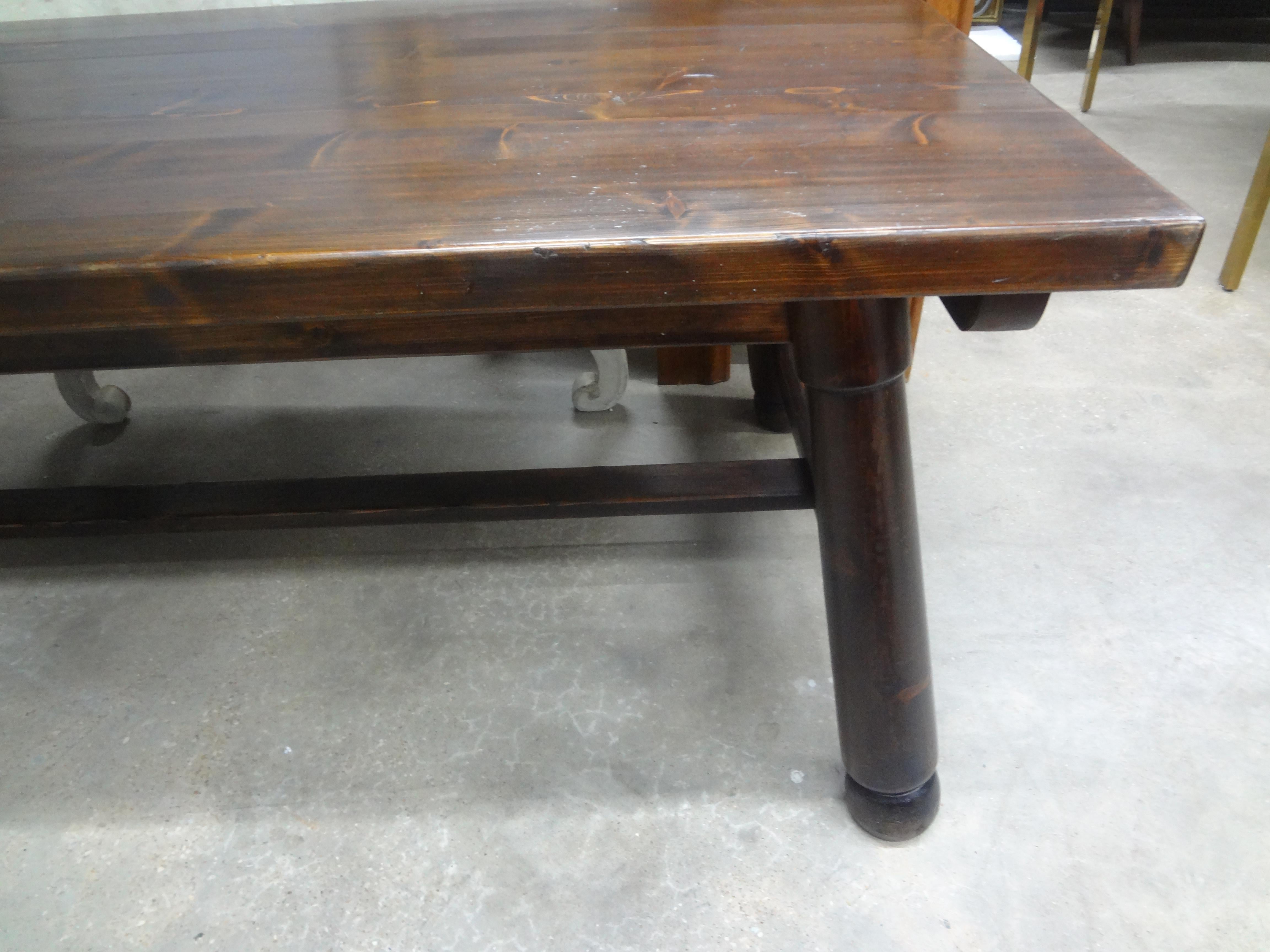 Mid-20th Century French Brutalist Dining Table by Georges Robert For Sale