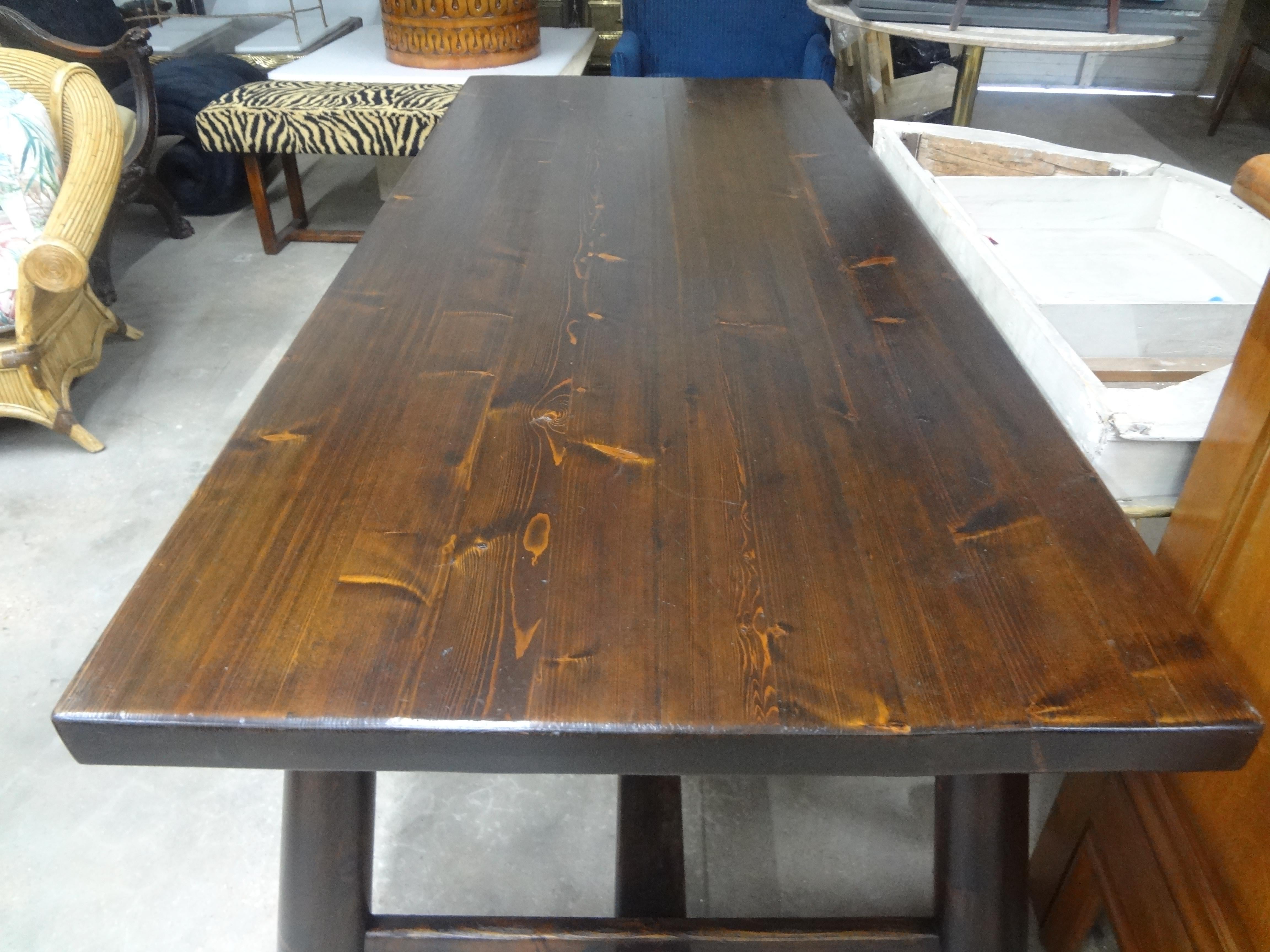 French Brutalist Dining Table by Georges Robert For Sale 3
