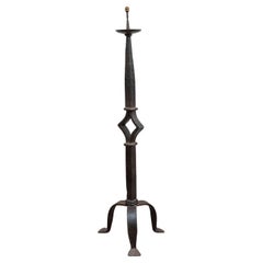 Französische brutalistische Stehlampe