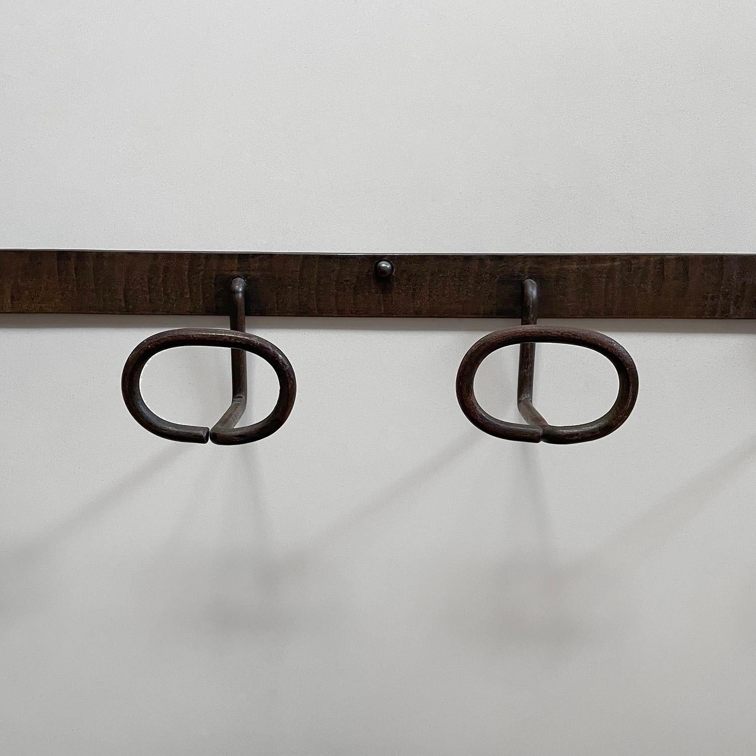 French Brutalist Iron Coat Rack For Sale 2