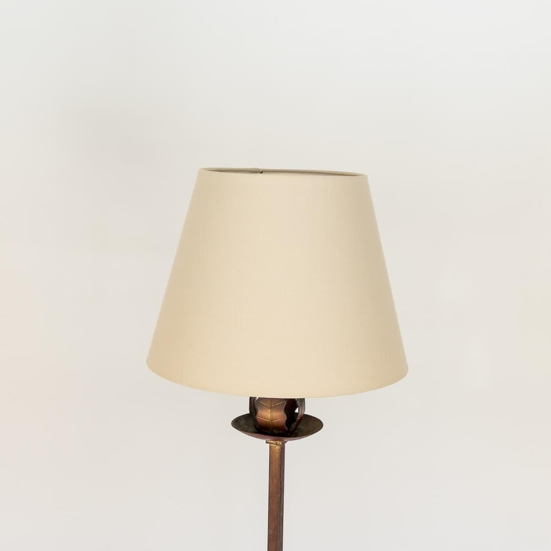 French Brutalist Iron Floor Lamp 1