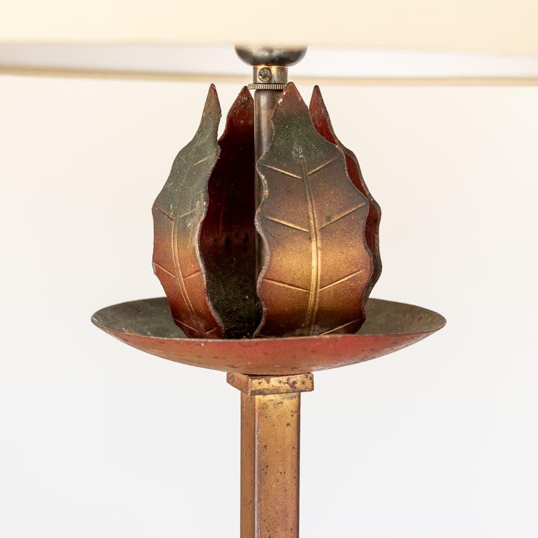 French Brutalist Iron Floor Lamp 3