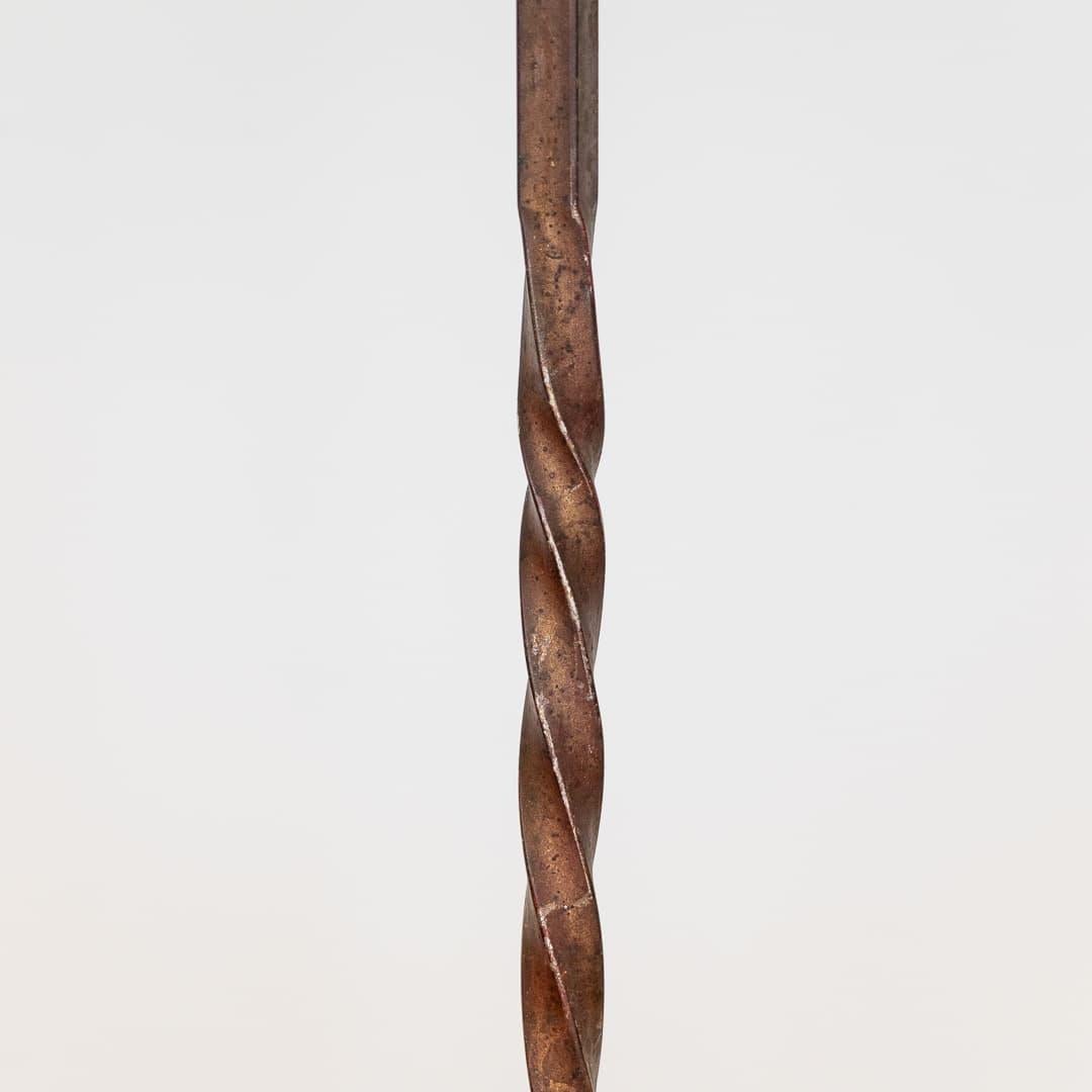 French Brutalist Iron Floor Lamp 4
