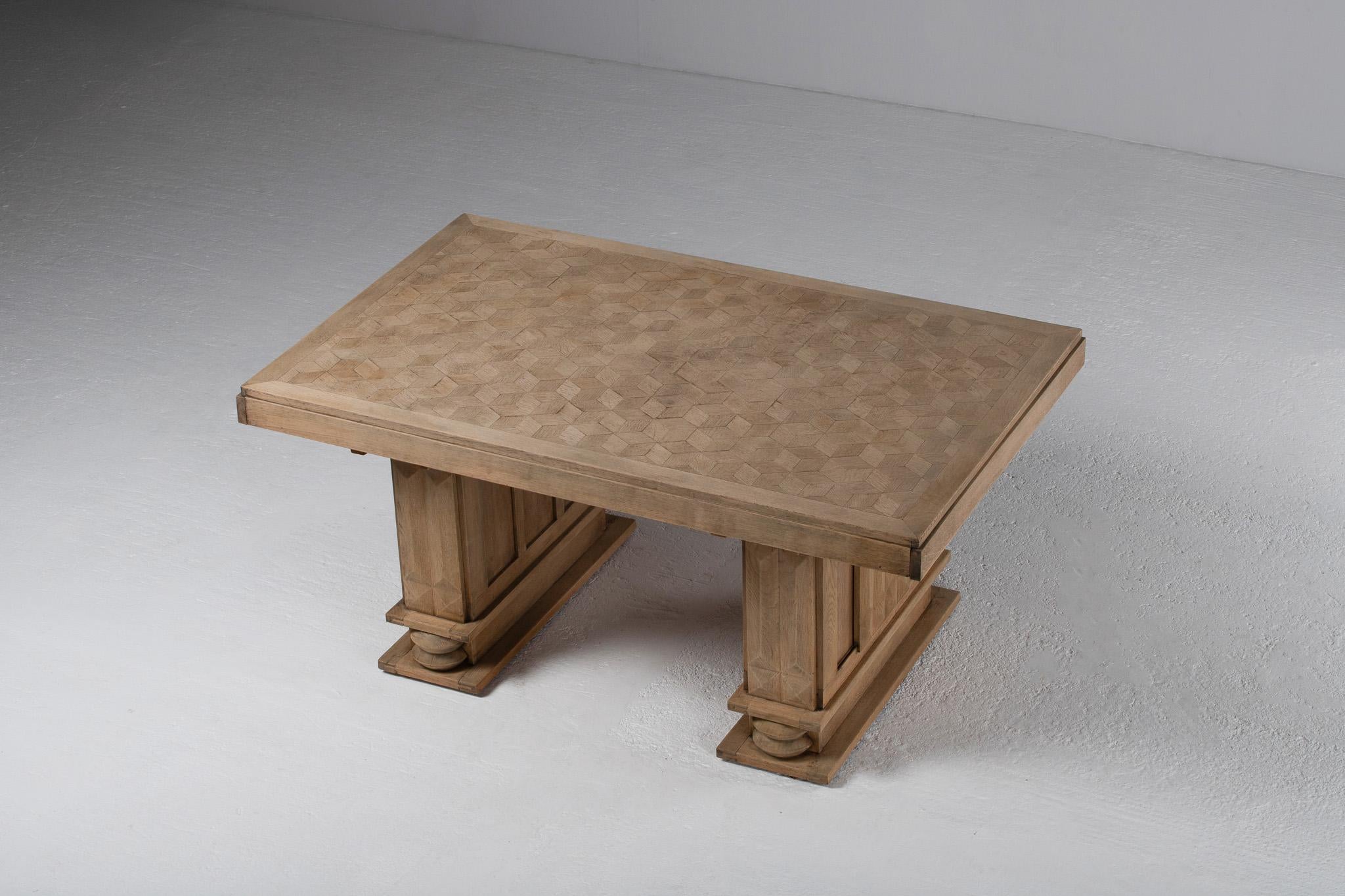 Table de salle à manger brutaliste française, années 1940 Bon état - En vente à Kaštel Sućurac, Splitsko-dalmatinska županija