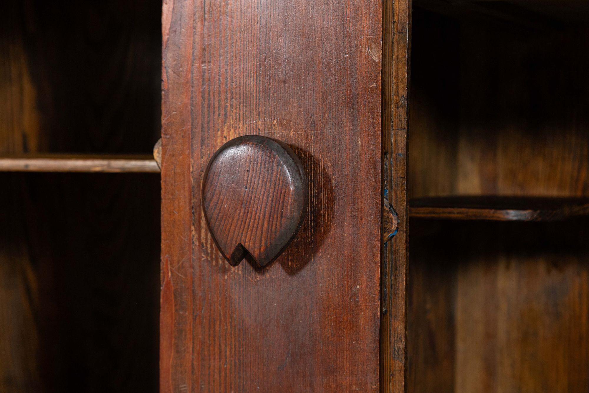 French Brutalist Pine Sideboard For Sale 8
