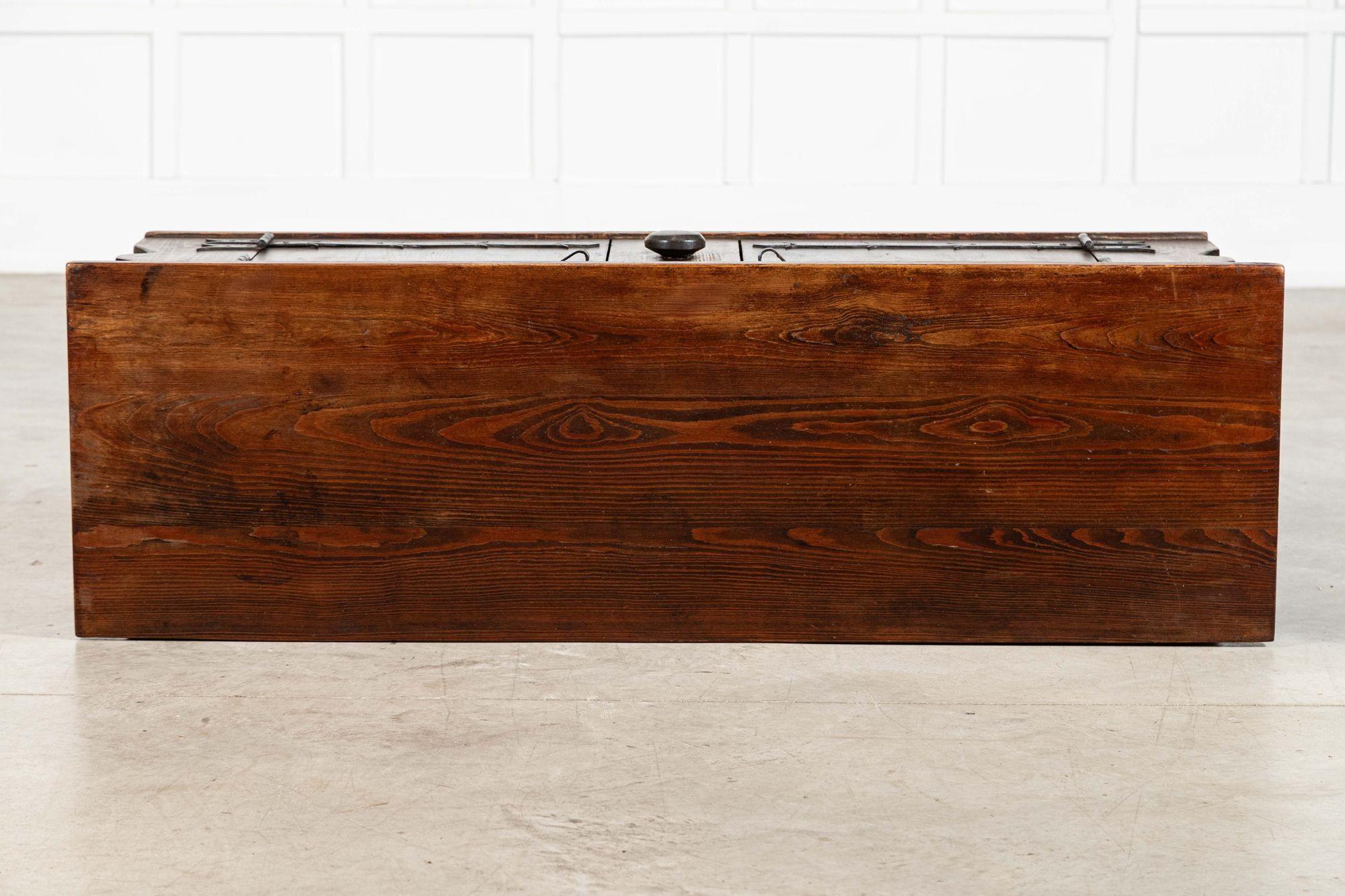 French Brutalist Pine Sideboard For Sale 4
