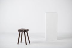 French Brutalist Stool