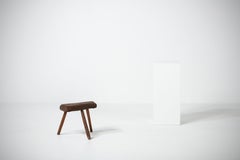 French Brutalist Tripod Stool