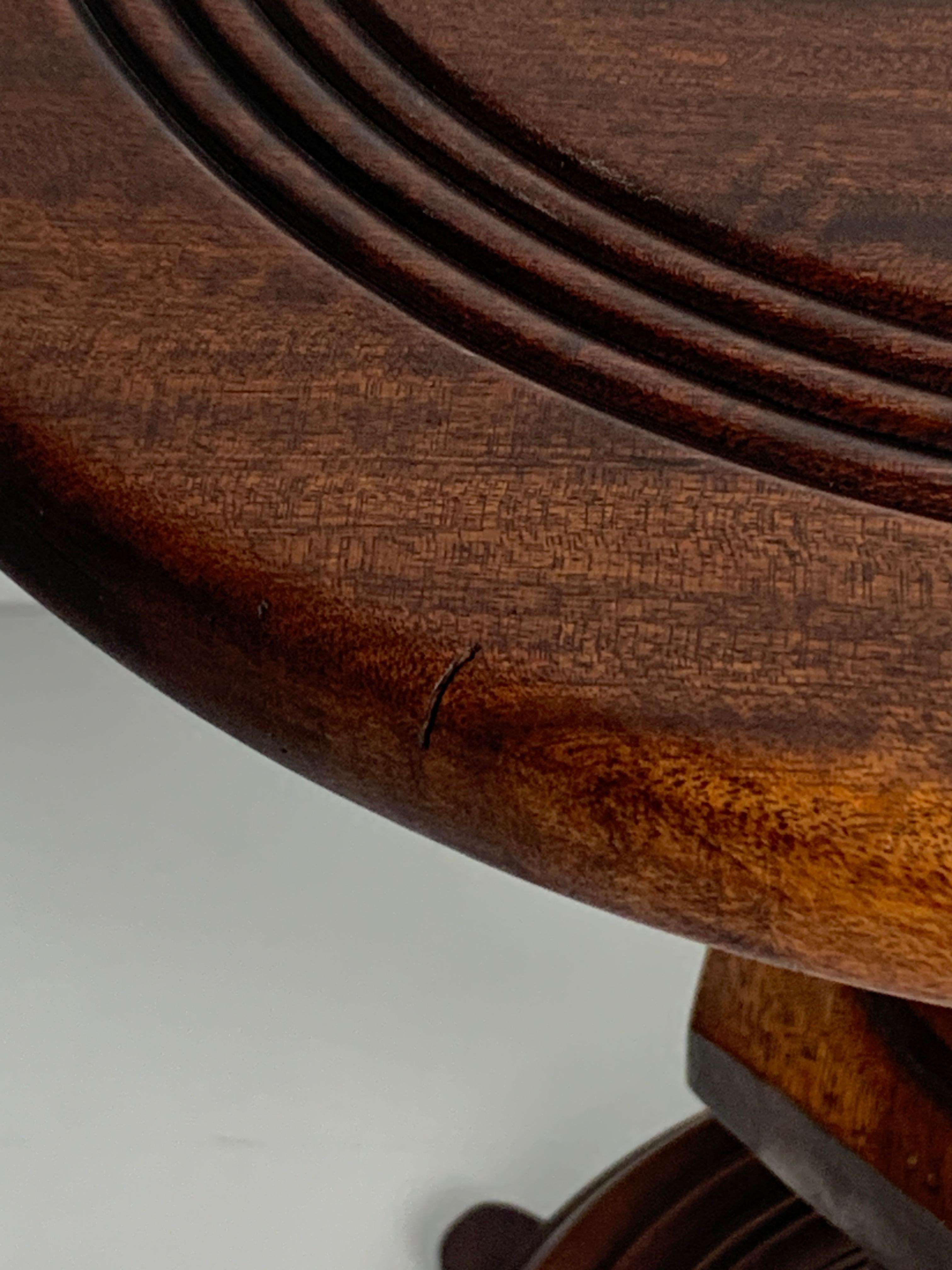 French brutalist wood turned wine screw press side table, 1950s 3