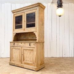 French buffet 2 corps in wood 1900