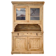 French buffet 2 corps in wood 1900