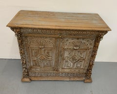 French Buffet Henry II Style Bleached from Early 20th Century