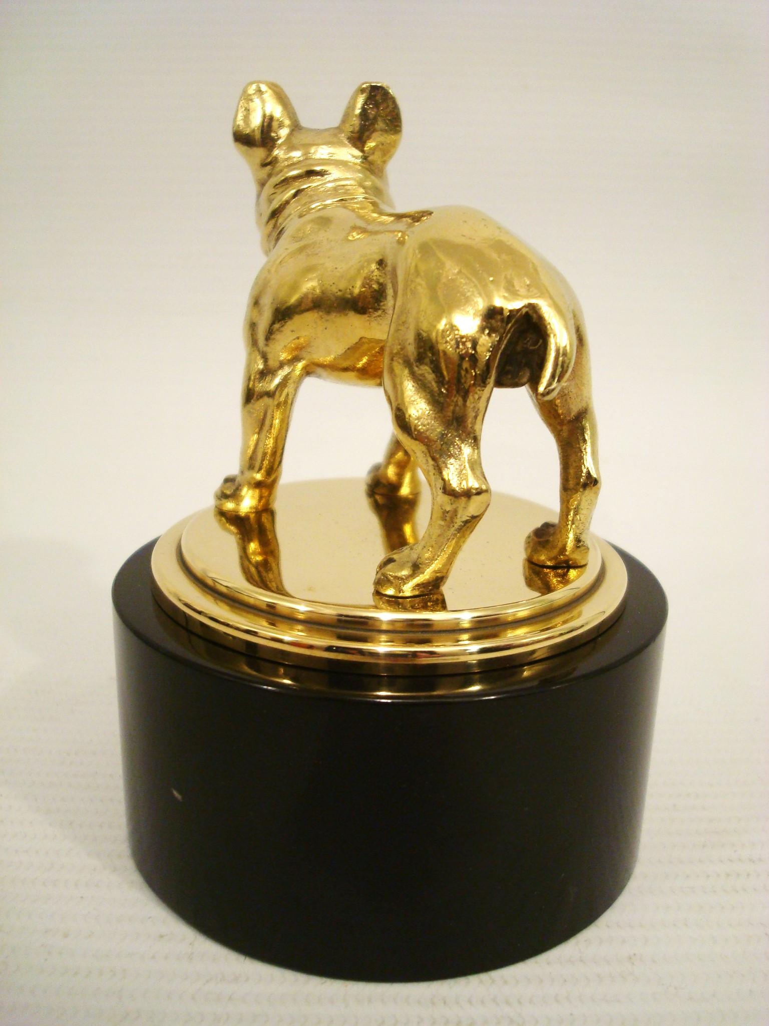 XX secolo Bulldog francese da tavolo in bronzo, Austria, 1920 in vendita