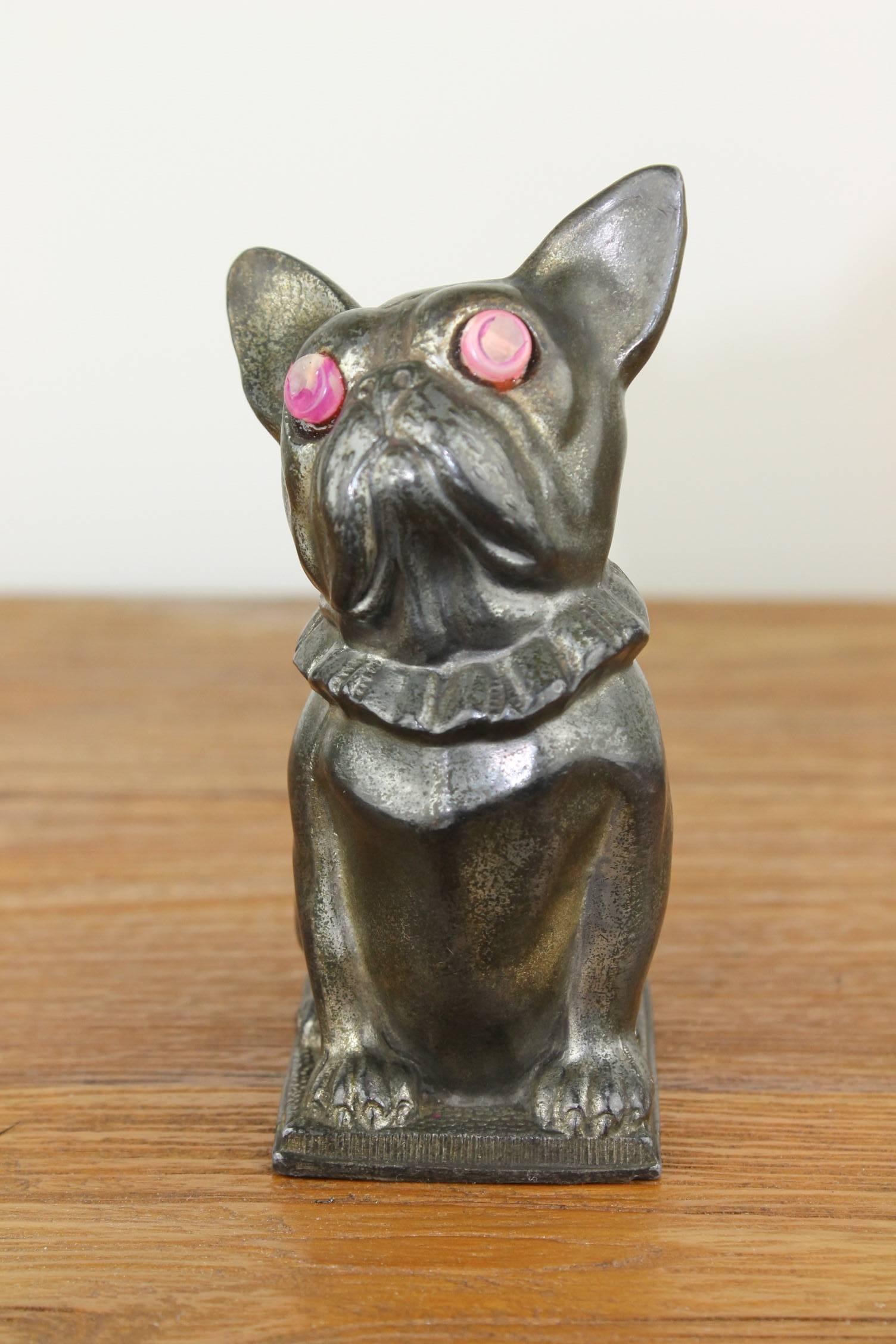 French Bulldog Moneybox Art Deco In Good Condition In Antwerp, BE
