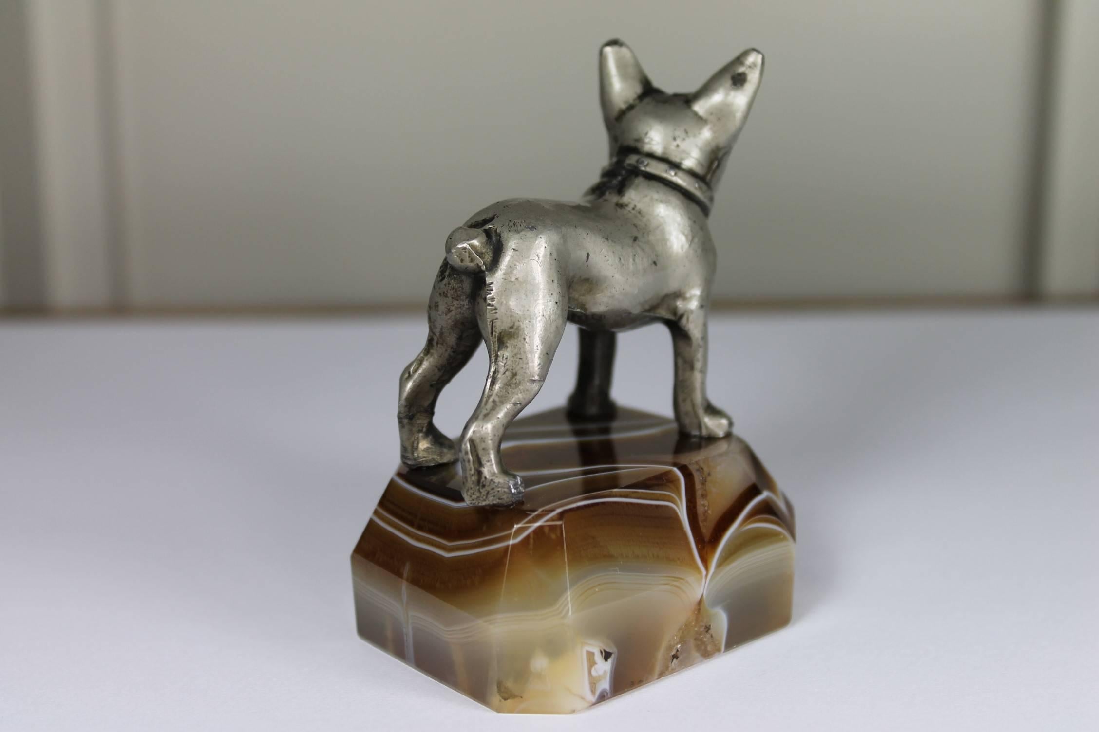 French Bulldog Paperweight, Japan In Good Condition In Retie, BE