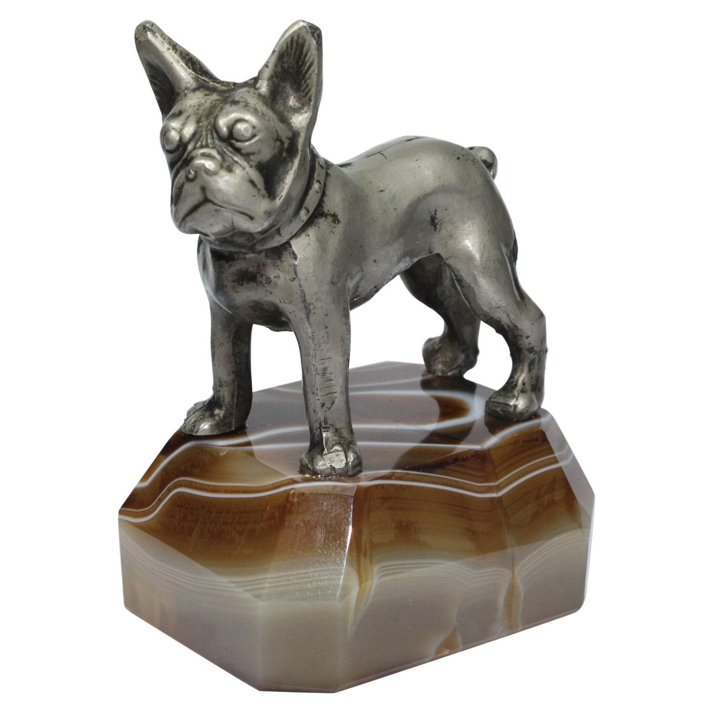 French Bulldog Paperweight, Japan