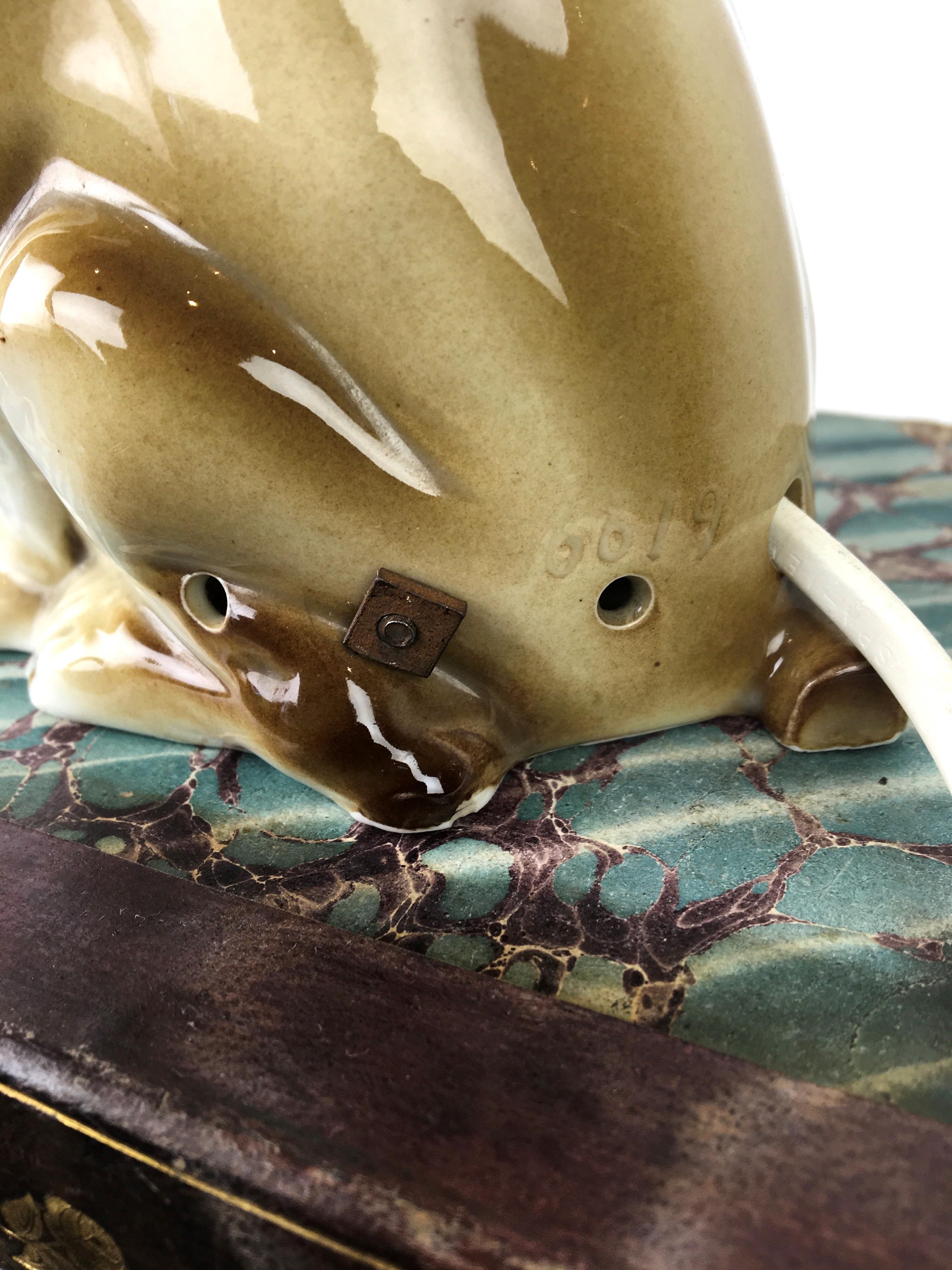 French Bulldog Perfume Light, 1930s, Germany 2