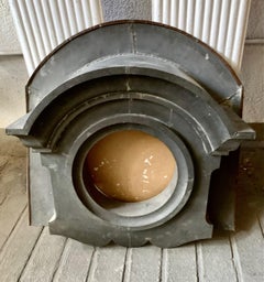 Finestra a occhio di bue francese con abbaino in zinco