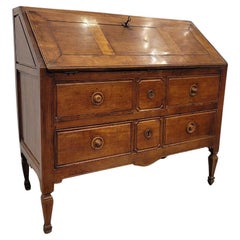 French Bureau Chest, Commode Directoire Wood , Chest of drawers