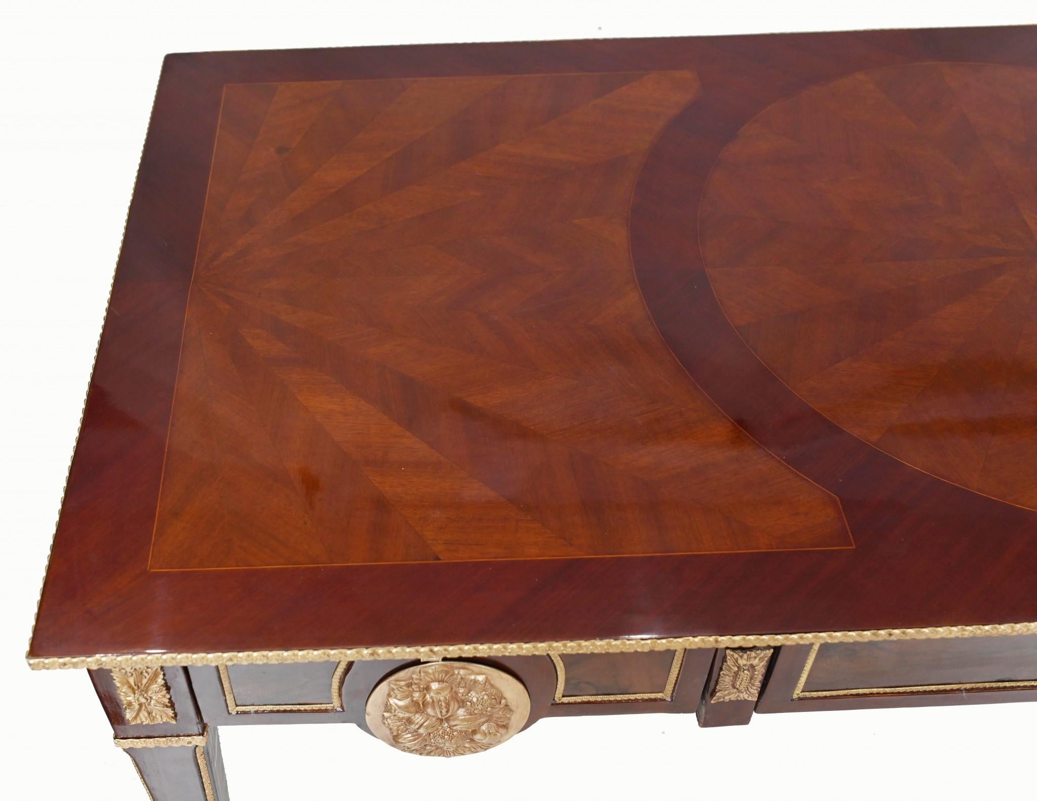 Kingwood French Bureau Plat Desk Empire Writing Table