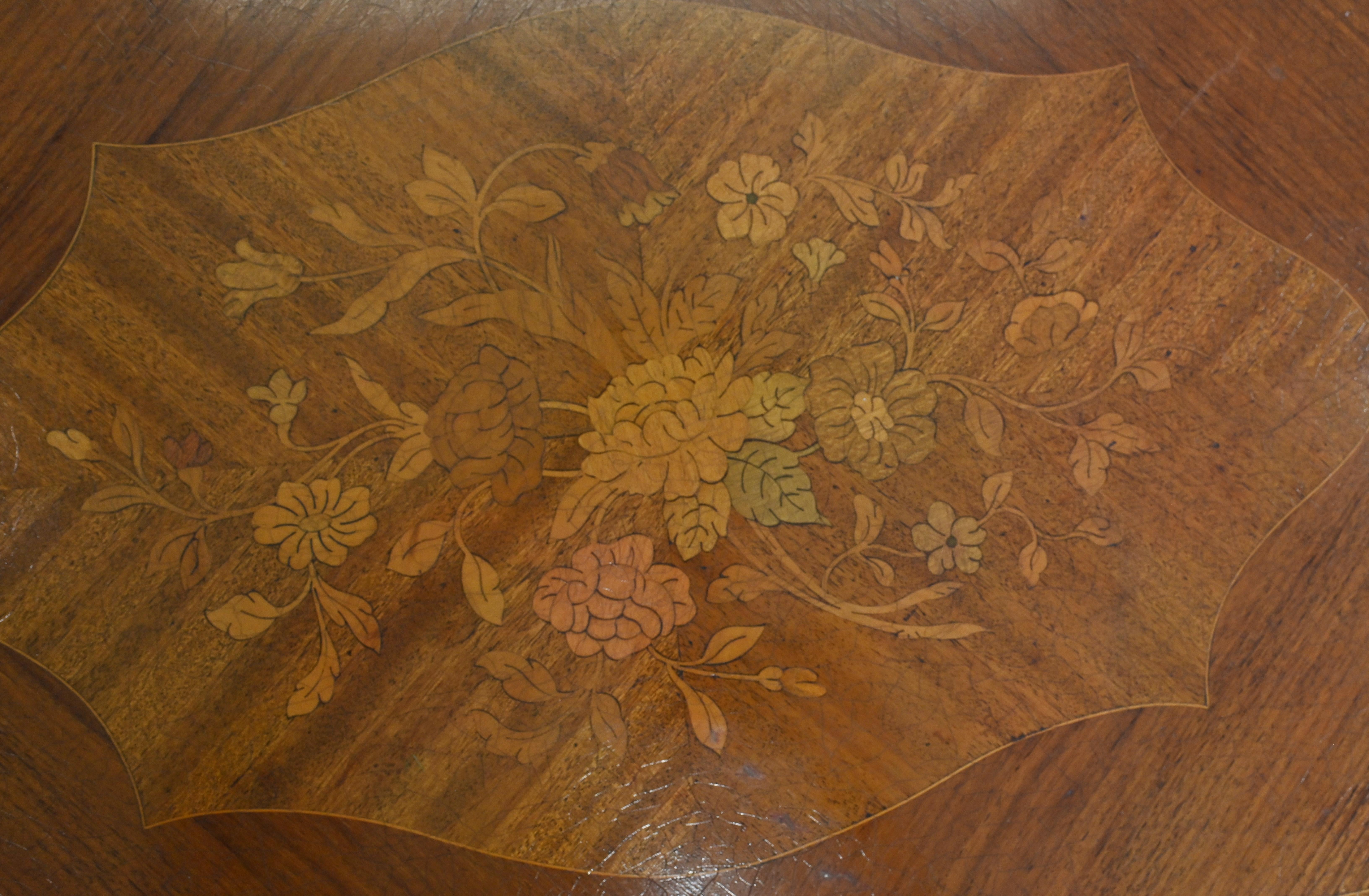 Legno Scrivania francese Bureau Plat Tavolo da scrittura per signore in vendita