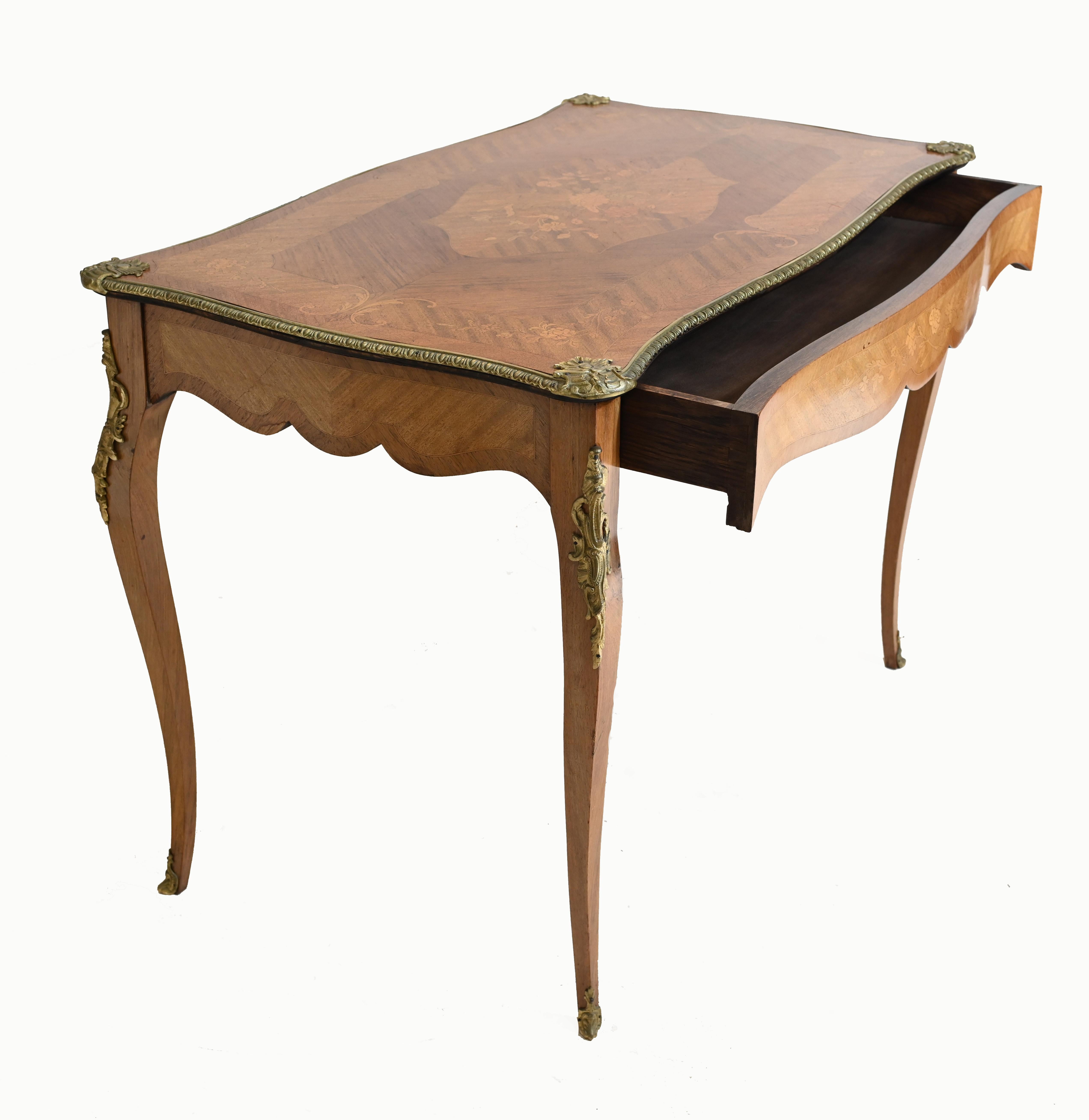 Scrivania francese Bureau Plat Tavolo da scrittura per signore in vendita 2