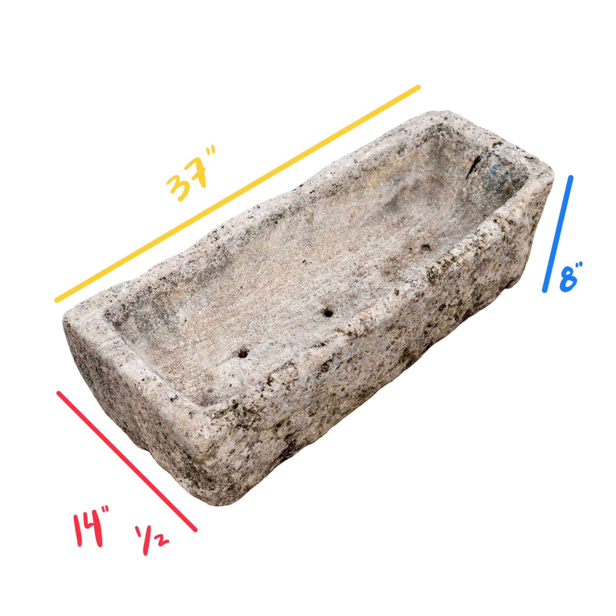 French Burgundy Limestone Trough For Sale 4