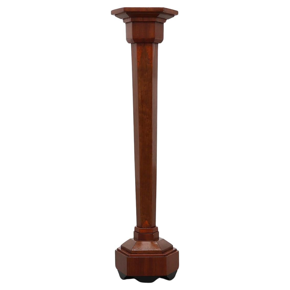 French Burl 
Oak Art Deco Console, 1925 For Sale