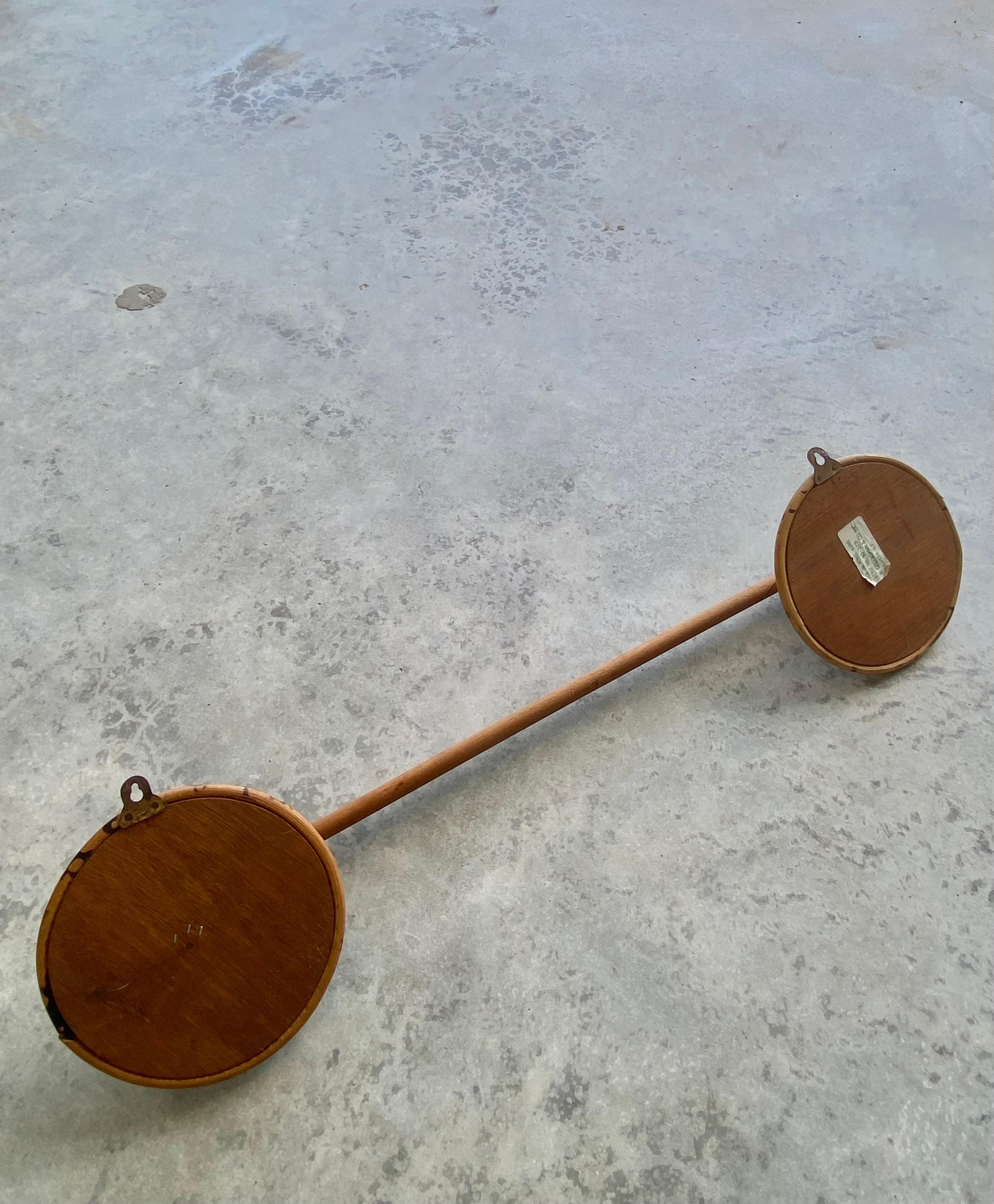 Toallero francés de bambú quemado siglo XX en venta