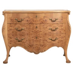 Antique French Burr Walnut Commode