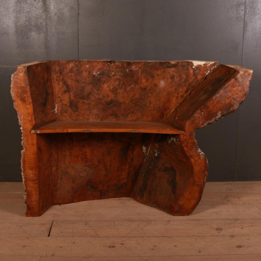 French Burr Wood Console Table For Sale 4