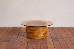 French Butcher Block Coffee Table - 1970's