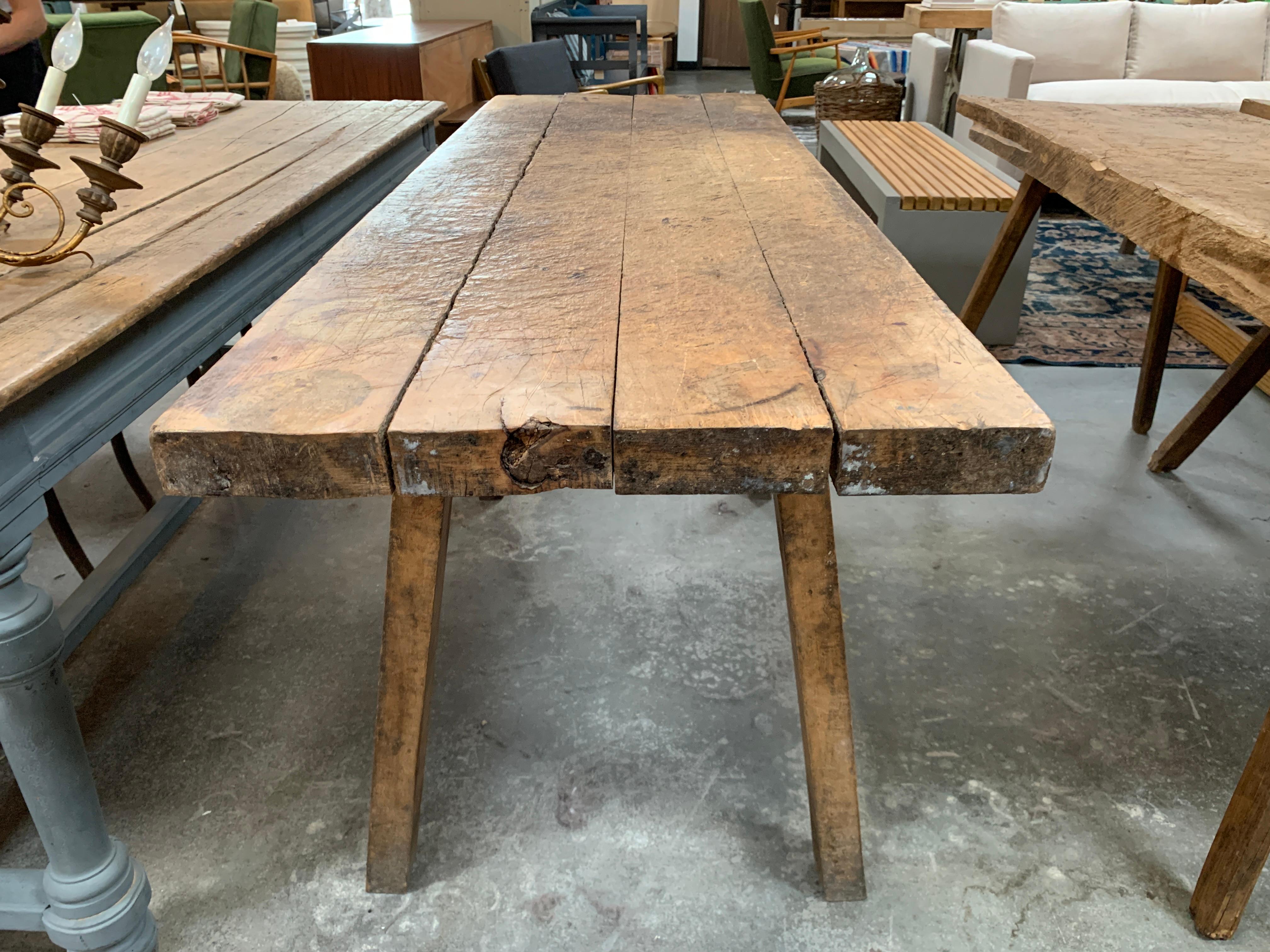 French Butcher Block Table 1