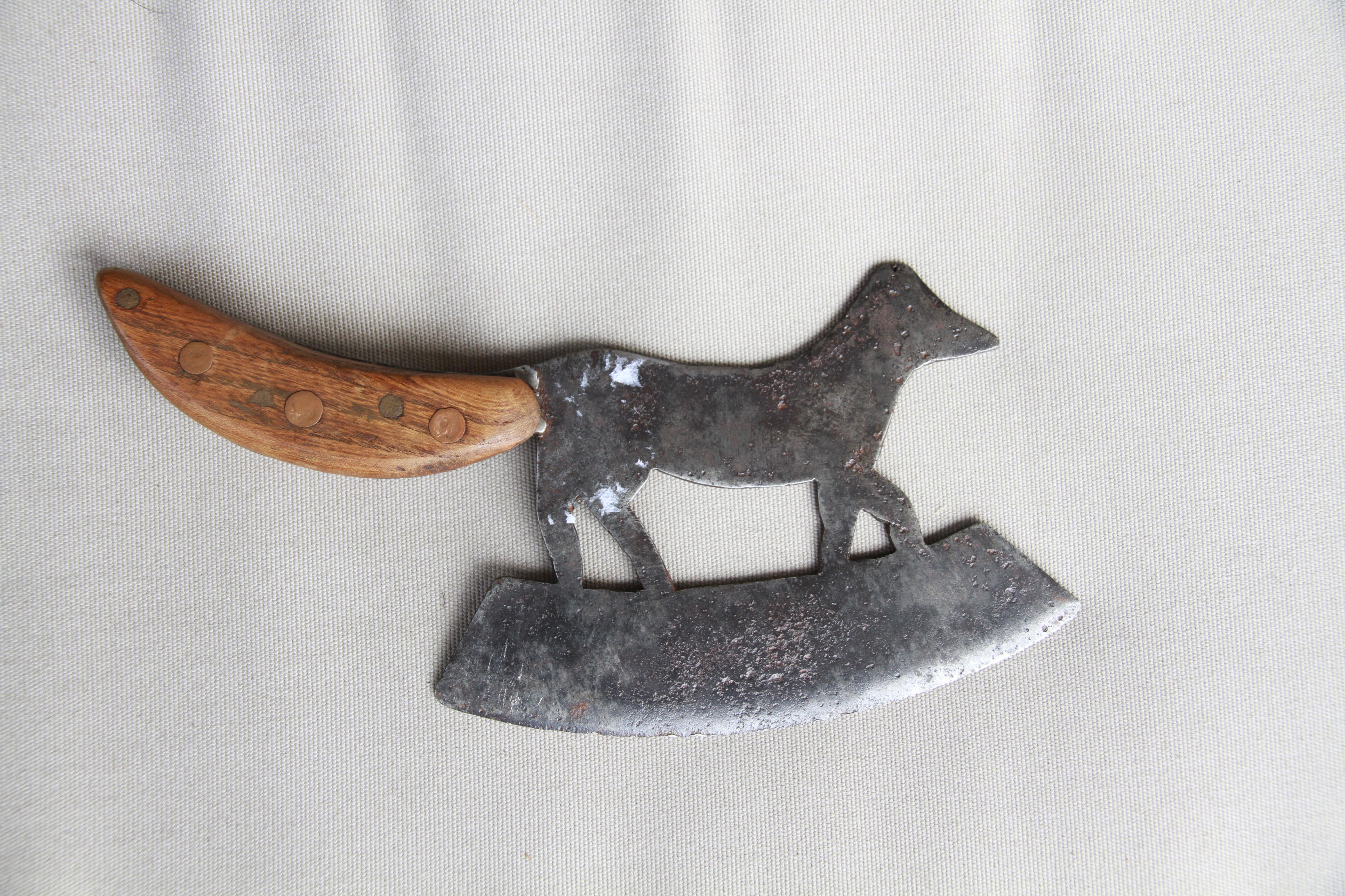 French Butcher Cleaver, Fox In Good Condition In Houston, TX
