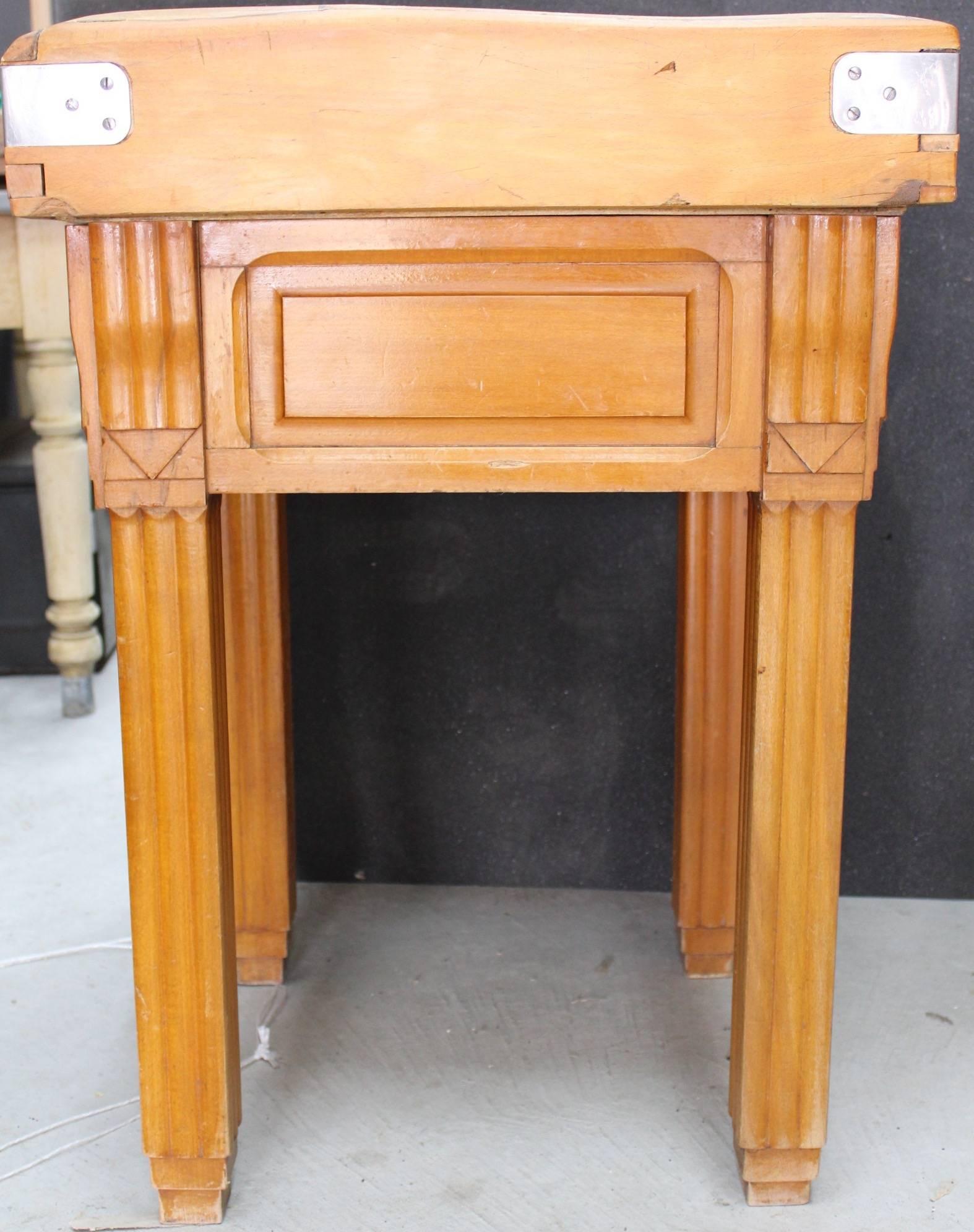 Mid-20th Century French Butcher Table