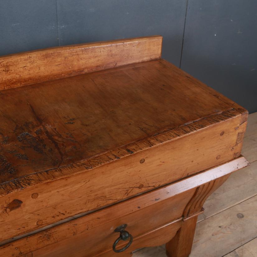19th Century French Butchers Block