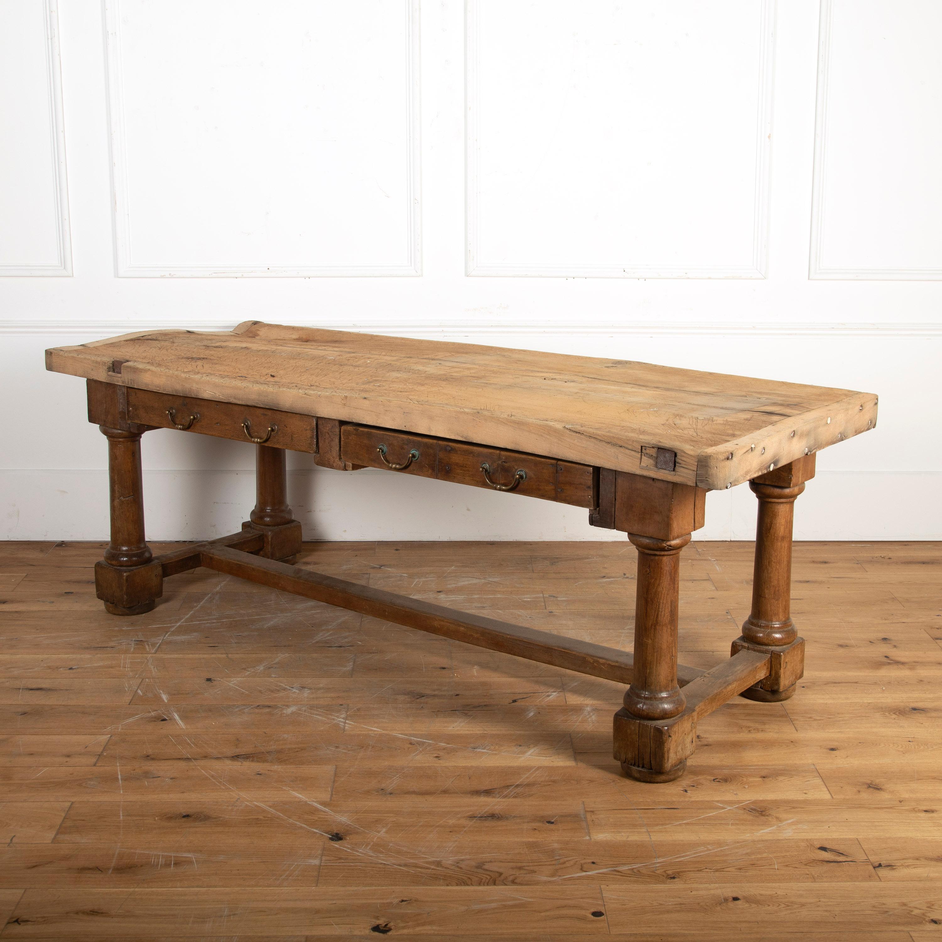 French Butchers Table In Good Condition In Gloucestershire, GB