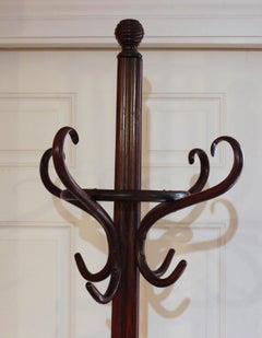 French c. 1900 Art Nouveau Bentwood Hall Tree